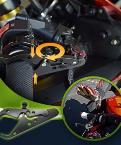 Uzamknutie škrtiacej klapky motocykla