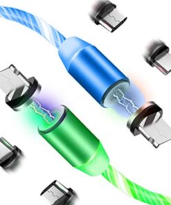 Svietiaci magnetický nabíjací kábel LED