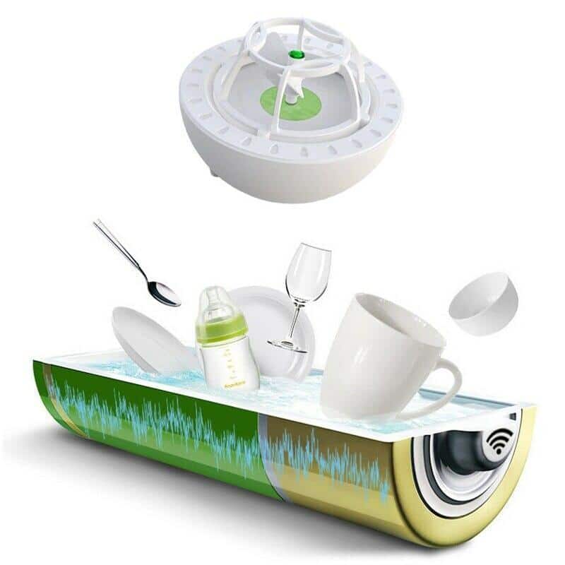 Ultrazvuková prenosná umývačka riadu a práčovňa artefakt - Image 13