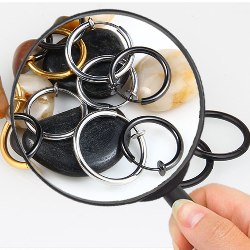 Unisex zasúvacia obruč z nehrdzavejúcej ocele - Image 2