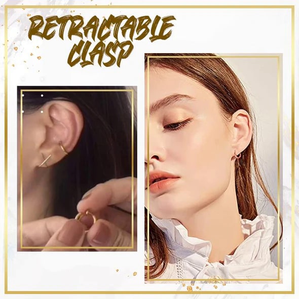 Žiadne napichovacie zaťahovacie náušnice - Image 5