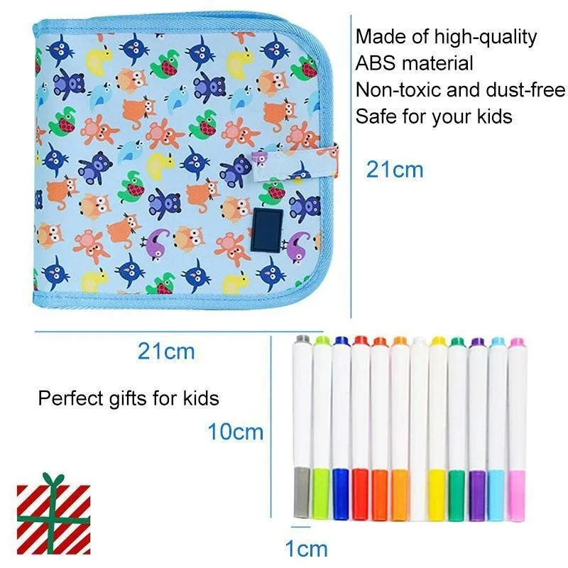 Prenosná zmazateľná podložka na kreslenie čmáraníc (12 pier v cene) - Image 6