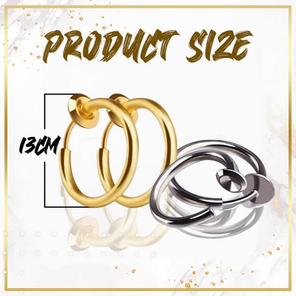 Žiadne napichovacie zaťahovacie náušnice - Image 8