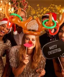 Vianočná hra na hádzanie sobieho parohu