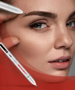 Pero na kontúrovanie obočia a zvýrazňovacie pero 4 v 1