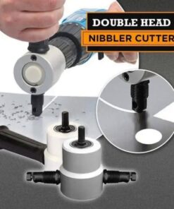 Prestrihovač plechov s dvojitou hlavou