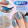 Nail Art Stencil Sticker 144 samolepiek