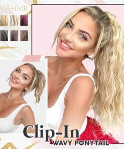 Pump-Hair Clip In vlnitý chvost